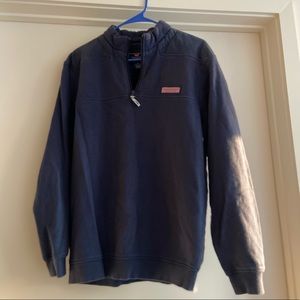 Vineyard Vines navy zipper sweatshirt